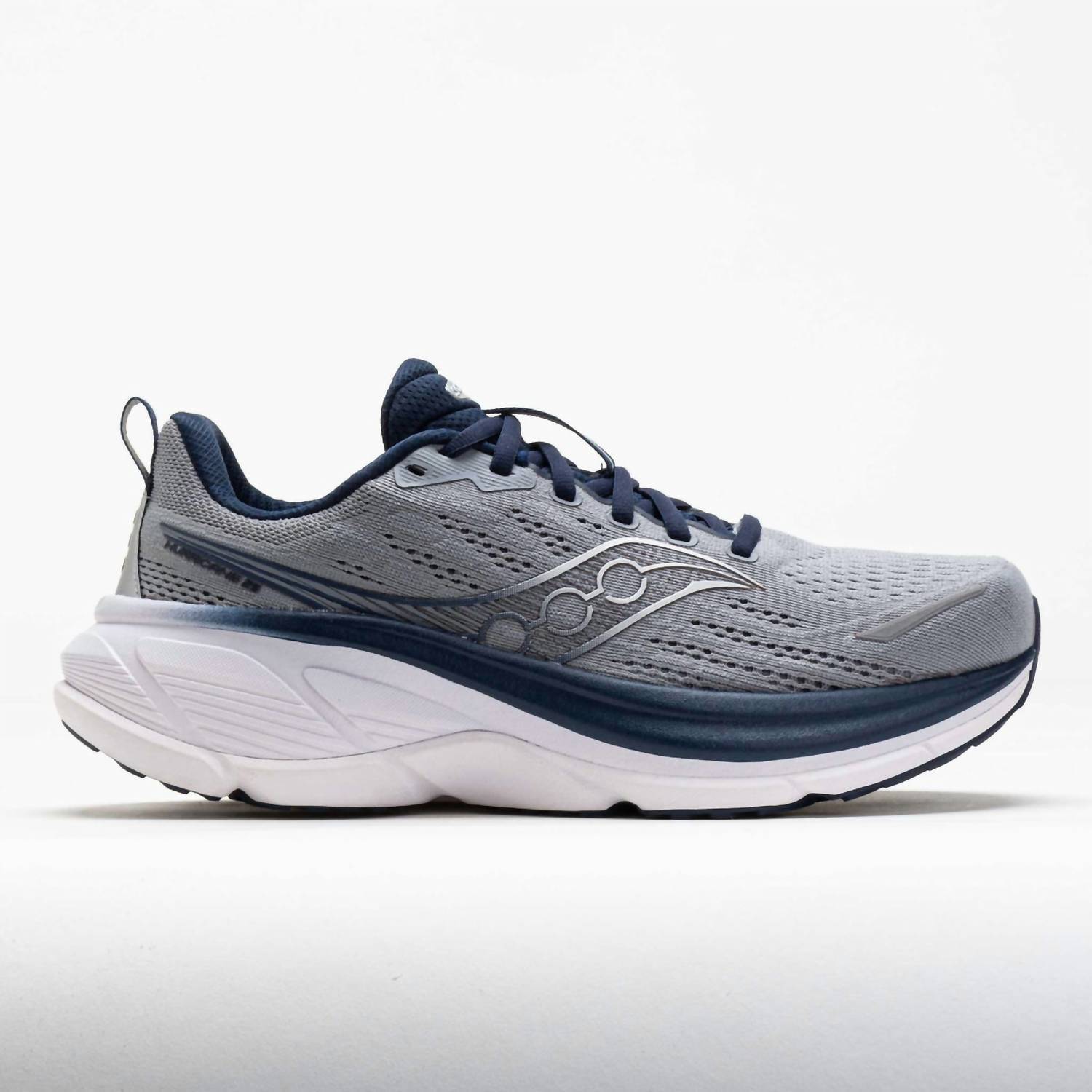 New Saucony Men's Hurricane 25 Shoes In Flint/Navy